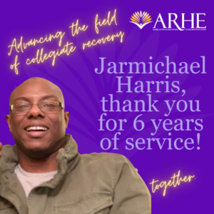 Thank you to Jarmichael Harris for 6 years of service