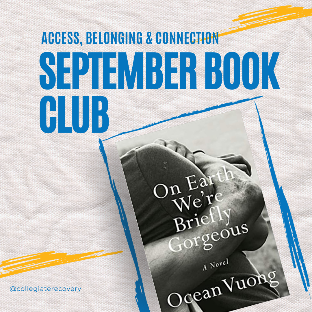 Equity & Justice September Book Club is based On Earth We're Briefly Gorgeous: A Novel by Ocean Vuong