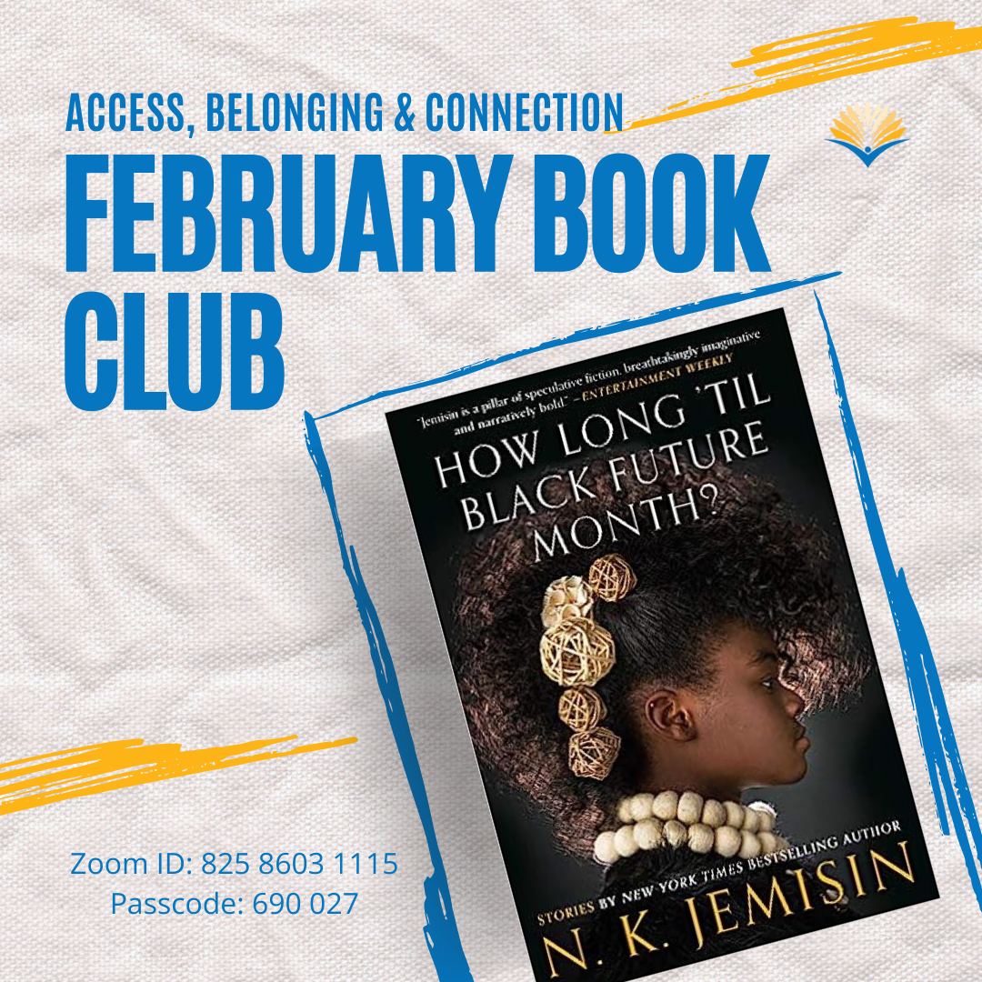 February's Book Club Promotional Graphic