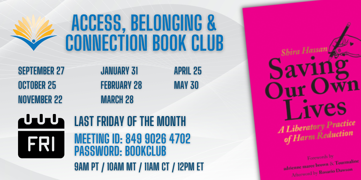 2025 Book Club Promotional Graphic outlining upcoming dates: September 27; October 25; November 22; January 31; February 28; March 28; April 25; May 30