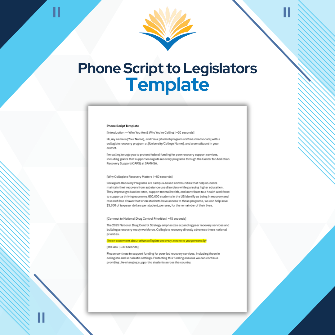 Phone Script to Legislators Template Download Button