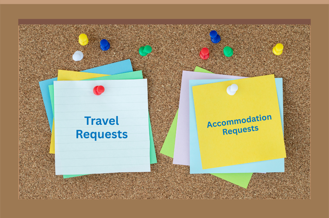 Button to Access the Conference Request Board