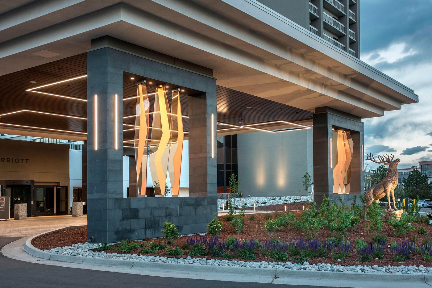 Denver Marriott Tech Center Front Entrance