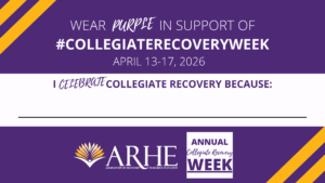 Printable Sign for Collegiate Recovery Week 2026